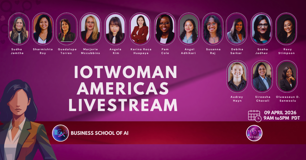 iotwoman 2026 americas afternoon livestream